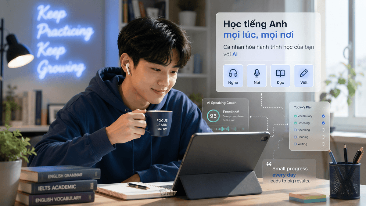 Khóa Học Tiếng Anh Online – Lộ Trình Cá Nhân Hóa Học Hiệu Quả